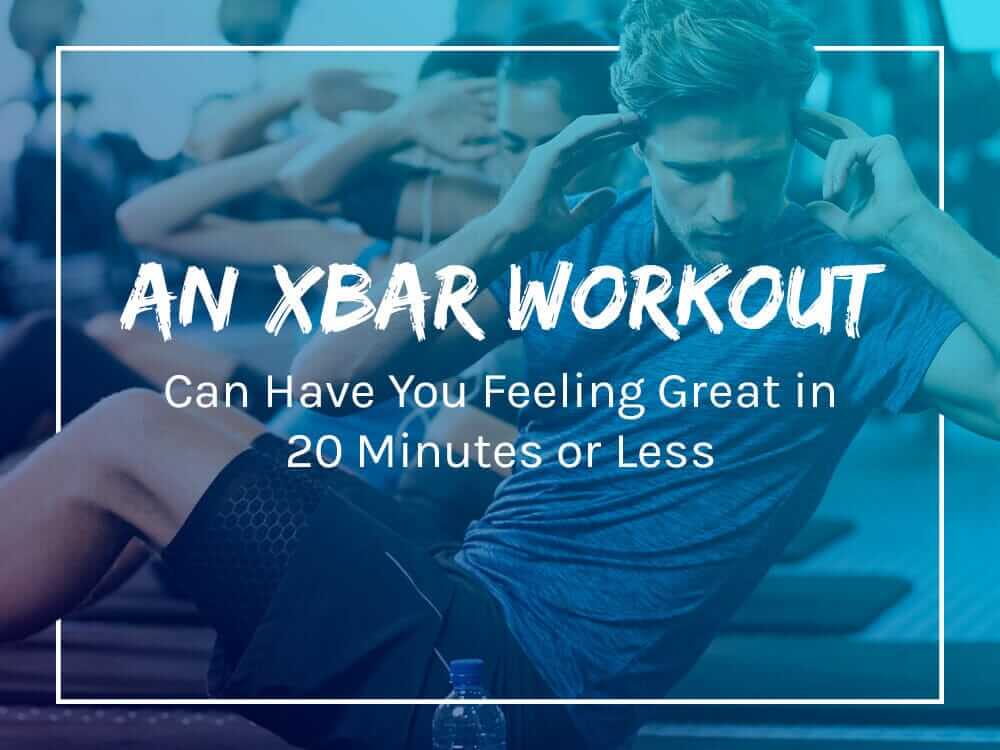 A man performing an XBAR workout, emphasizing how to lose the gym membership with efficient home fitness.