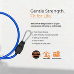 Gentle resistance for mobility, activation, and recovery workouts, easy on joints.