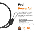 XBAR Heavy Resistance Band (25–70 lb) for serious strength training and big compound lifts