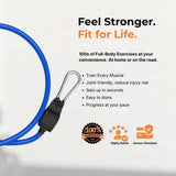 Medium resistance bands provide stronger reps with smooth tension which is great for muscle building and consistency.