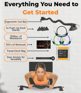 What’s included in XBAR Complete Home Gym Kit