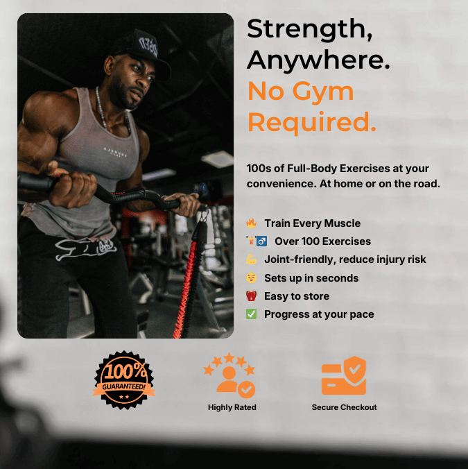 The benefits of full-body workouts anywhere with XBAR kit and RS 2.0 resistance bands