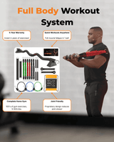 RS 2.0 bands clip into XBAR kit for fast, secure full-body workouts