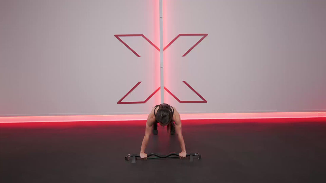 XBAR Fitness Knee to Elbow Planks