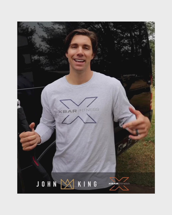 John King, a country musician reviewing and supporting XBAR Fitness and the benefits of using the portable home gym.