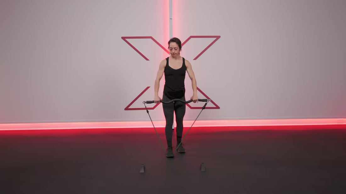 XBAR Fitness Alternative Core Chops with Resistance Bands