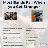 Comparison chart showing the benefits of resistance bands over other training methods.