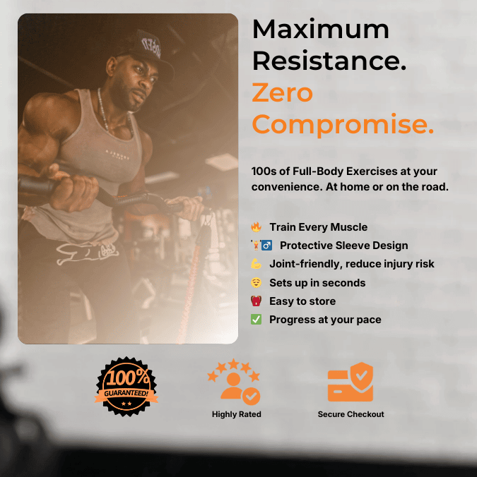 Train heavy at home with 110 lb extra heavy resistance bands 2.0 pair