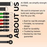 XBAR mission with portable strength training gear that's designed for real life at home or on the go.