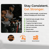 Full-body workout with XBAR RS 2.0 benefits for warm up, building strength, and training every muscle group to reach your goals.