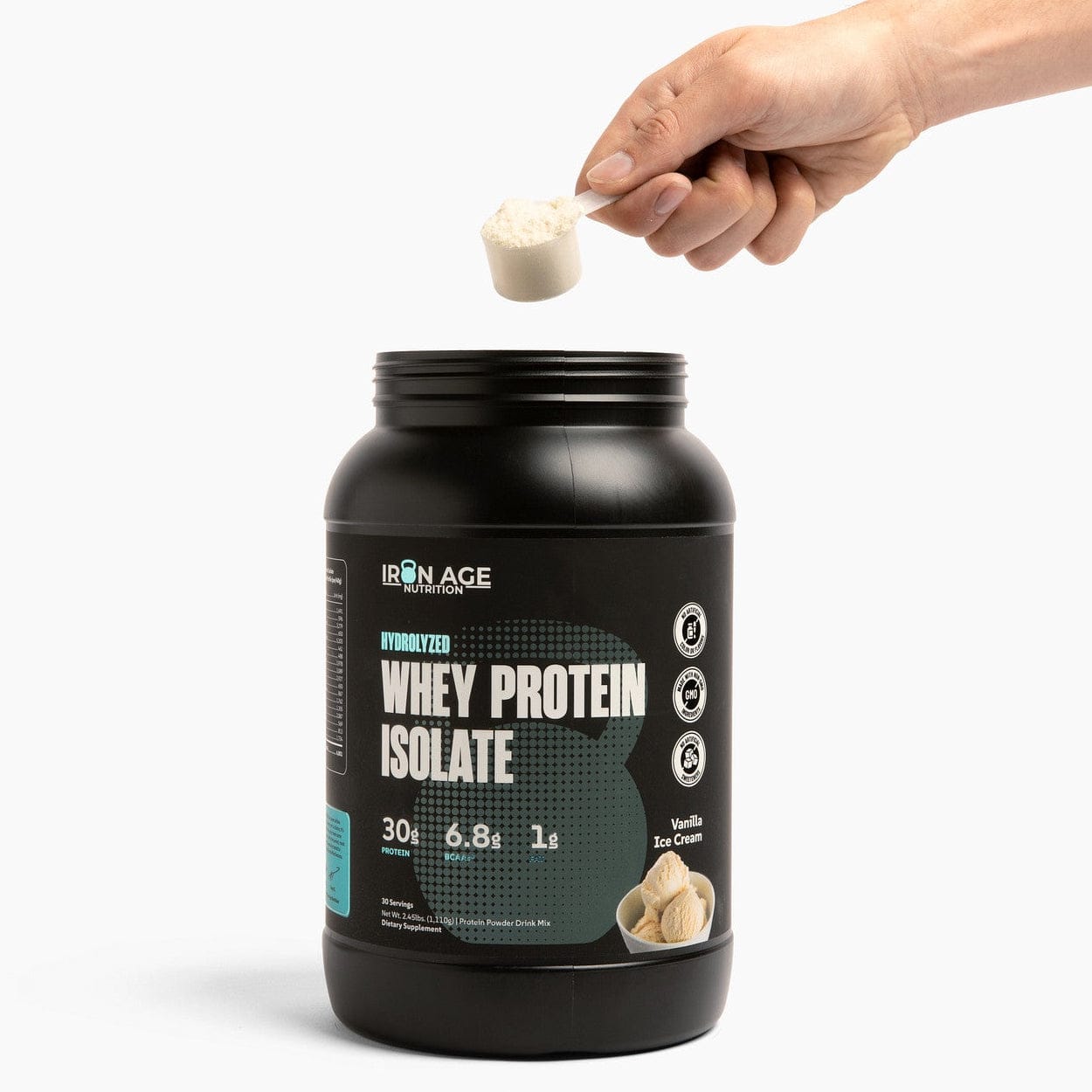 Iron Age Nutrition | Whey Protein Isolate | 30g Protein Per Serving