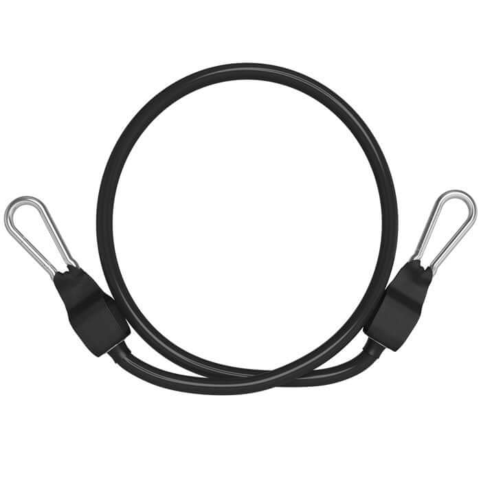 Heavy resistance band in black, 57.5" long, designed for strength training and athletic conditioning.